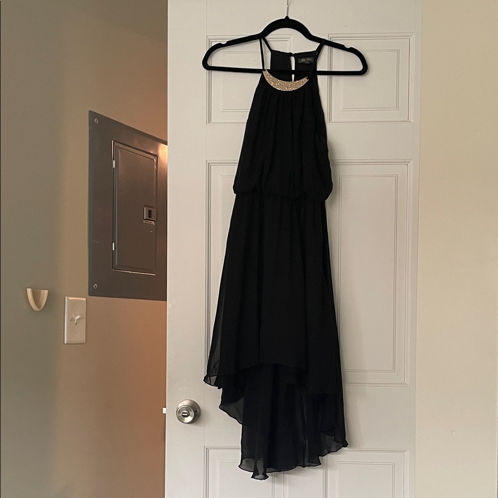 Lily Rose Halter Neck High Low Dress